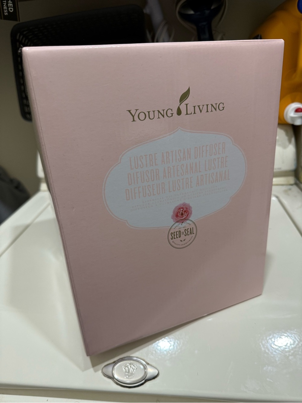 Young Living Pink Lustre Artisan Diffuser Box